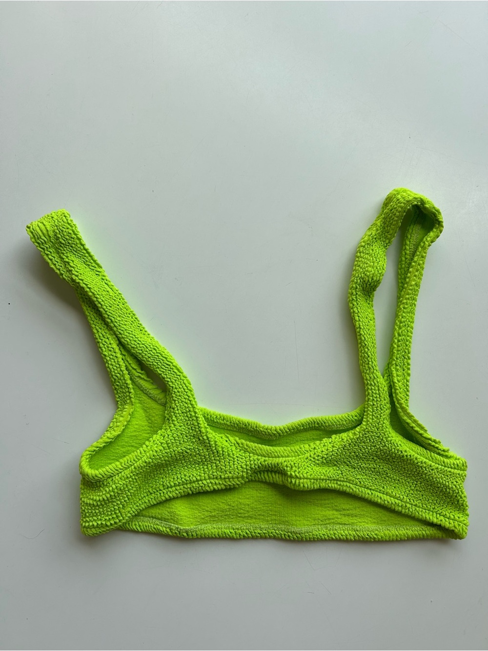 Youswim aplomb high waist two piece - wasabi (neon green) - stretch 1 - Picture 2 of 5